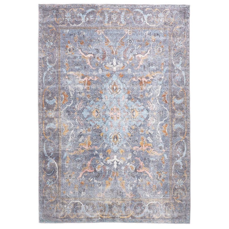 Grand Bazaar Prescott Machine Made Medallion Transitional Area Rug