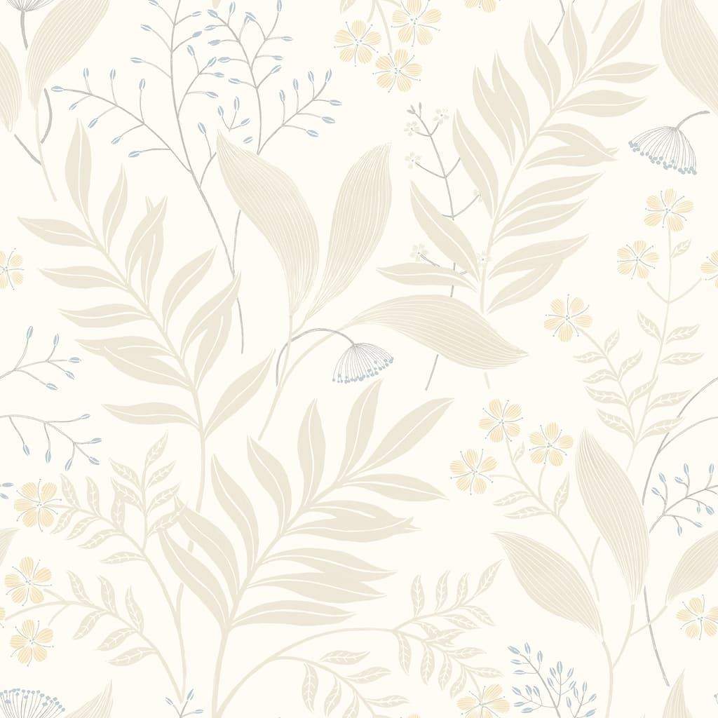 NuWallpaper Amanda Beige Peel and Stick Wallpaper