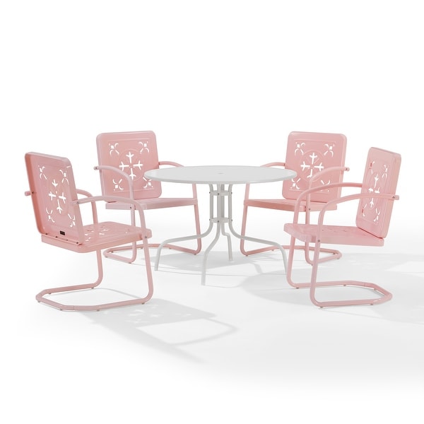 Crosley Azalea 5-Piece Round Retro Outdoor Dining Set - On Sale