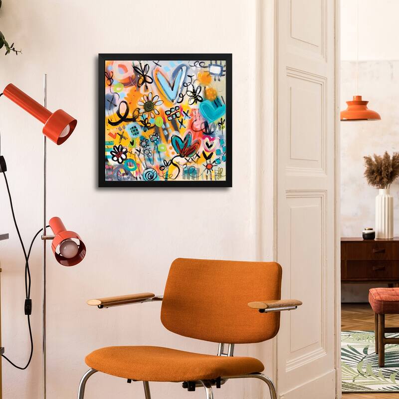 Immersed In Optimism Premium Framed Poster by Samantha Redfern