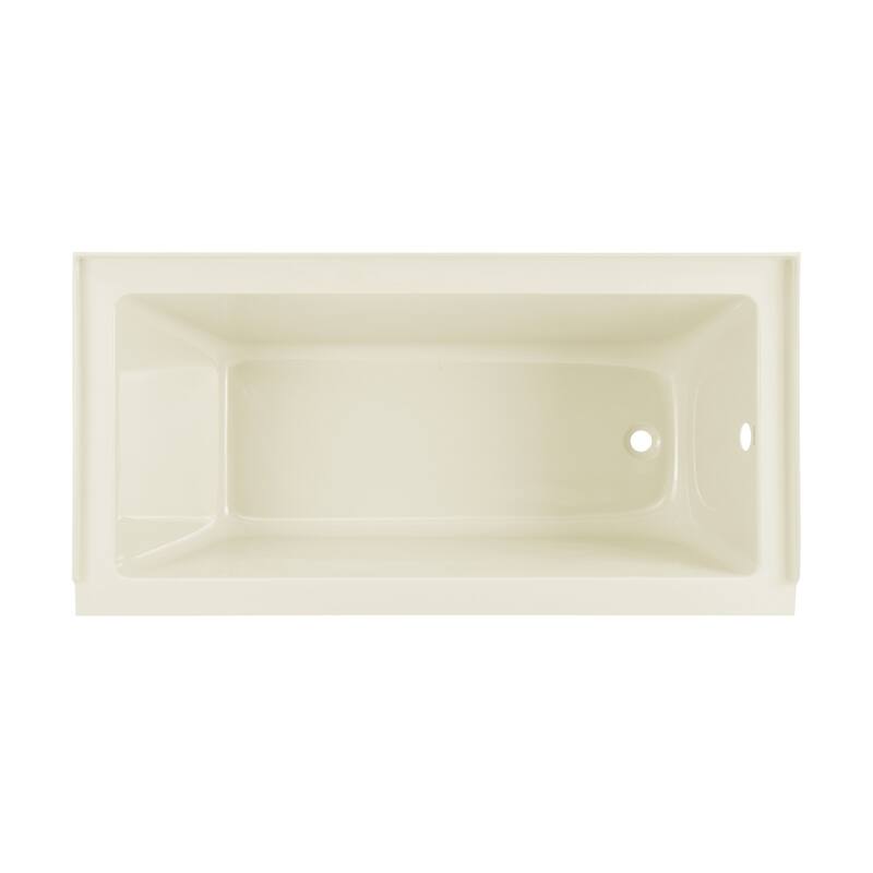 Voltaire 60" X 30" Left-Hand Drain Alcove Bathtub in Bisque