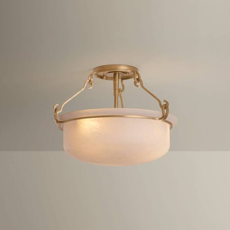 Hudson Valley Lighting 1552 Lowerre 2 Light 17" Wide Semi-Flush Bowl