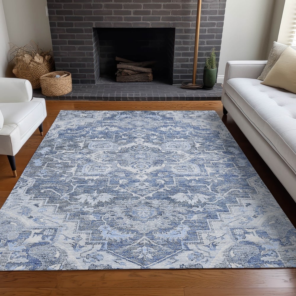 Premium Washable Super Soft Traditional Heriz Mayfield Rug