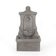 preview thumbnail 2 of 8, Duffy Outdoor Tier Single Spout Fountain Outdoor 2 by Christopher Knight Home