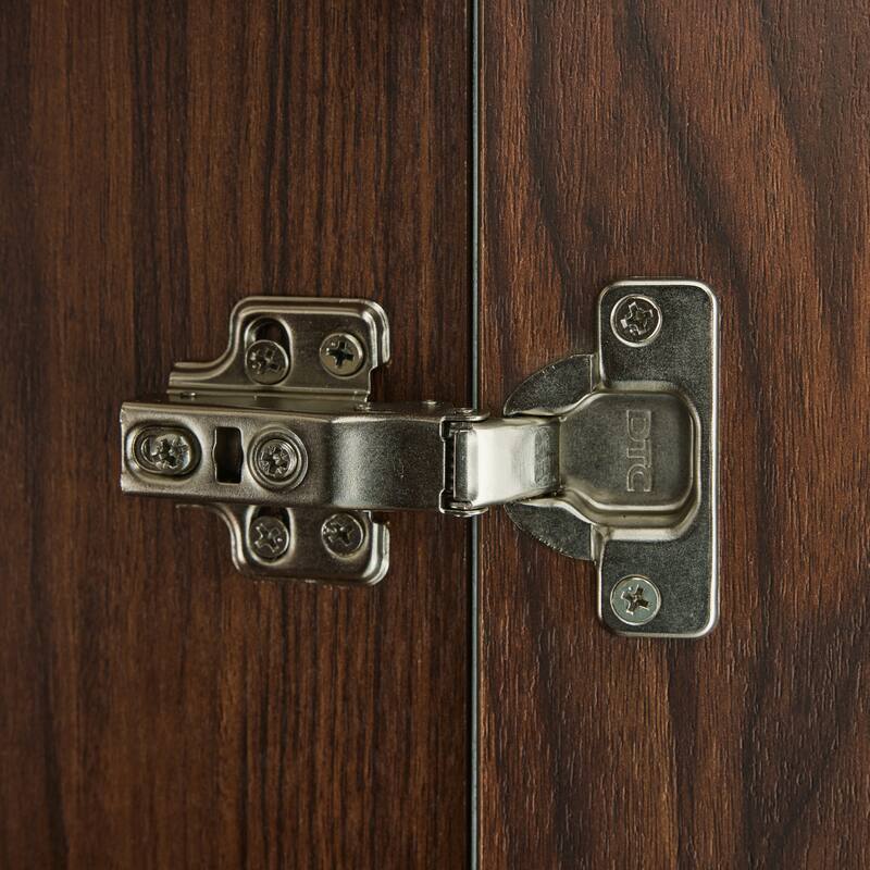 GDFStudio - Galan 60" Freestanding Bathroom Vanity with Quartz Sink, Solf Close Doors, Open Storage Shelf, NO Drain & Faucet