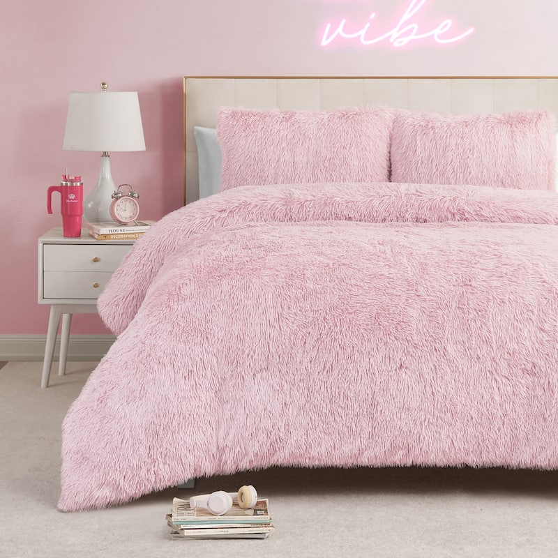 Juicy Couture Shaggy Comforter Sets with Shams