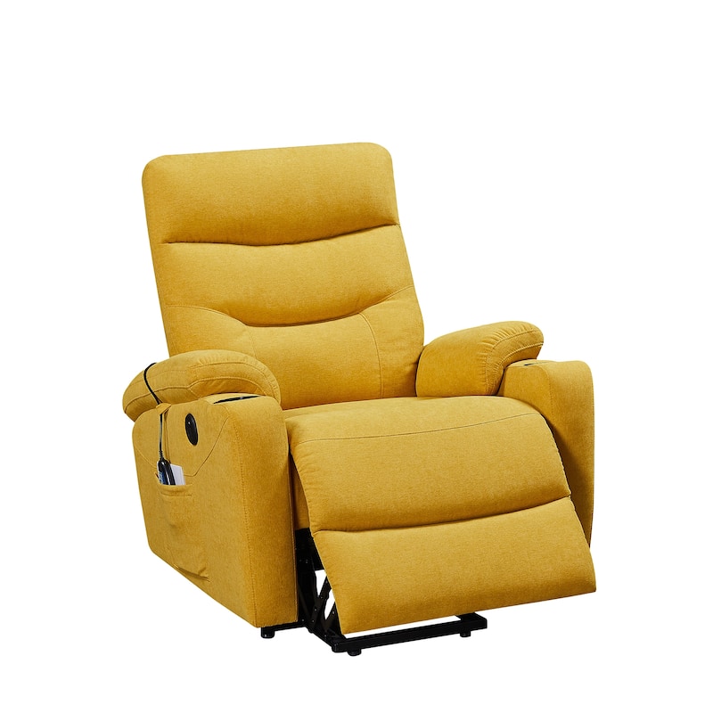 Liyasi Electric Power Lift Recliner Chair Sofa with Massage and Heat for Elderly