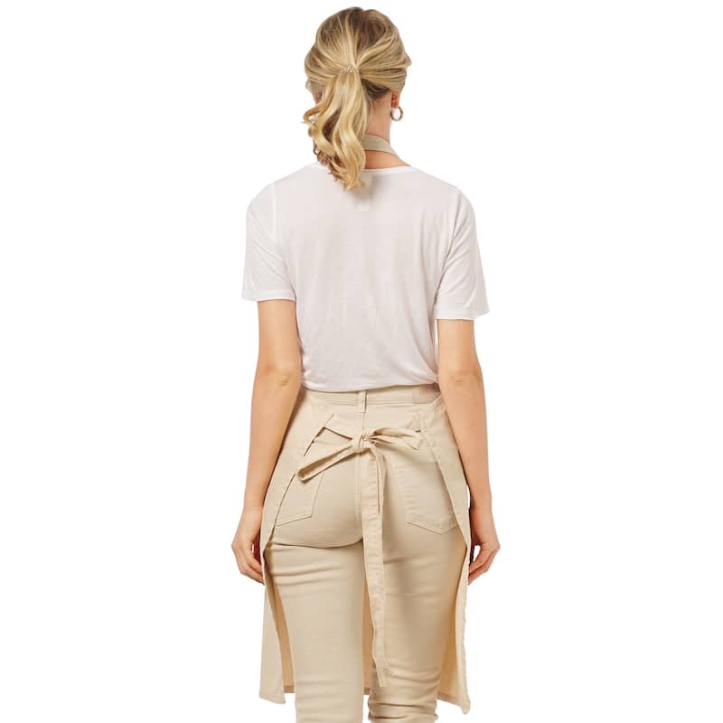 Cozyville Chef Apron Heavy Duty Cotton Canvas Adjustable Strap 34 x 28