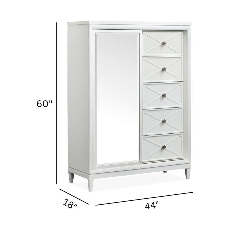 Magnussen Home Springhouse Whisper White Door Chest