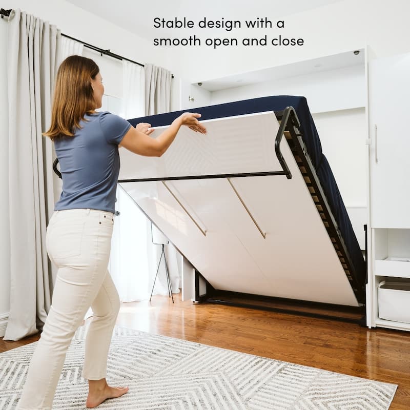 Bestar Avalon High-Gloss Murphy Bed for Multipurpose Spaces