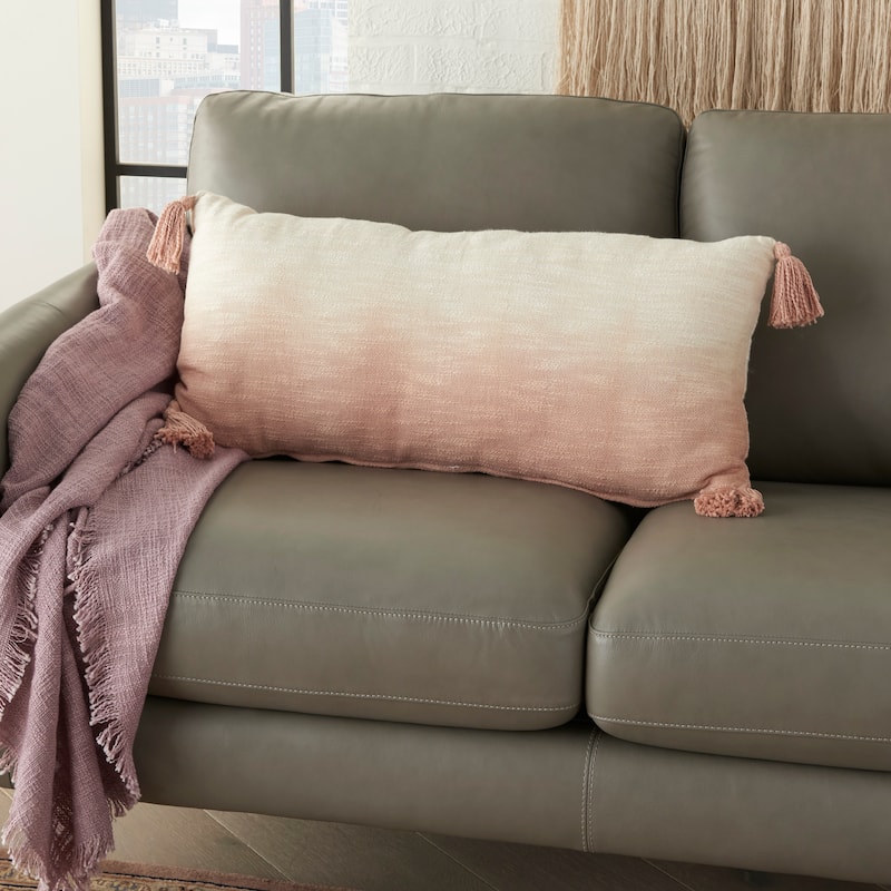 Mina Victory Life Styles Ombre Throw Pillow, (14" x 30")
