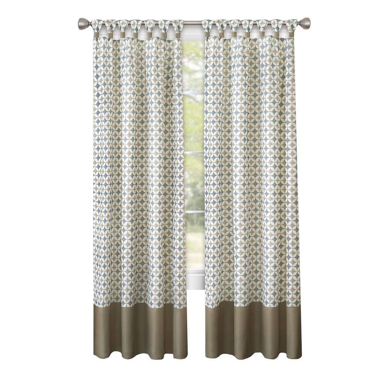 Callie Cuff Tab Top Window Curtain Panel