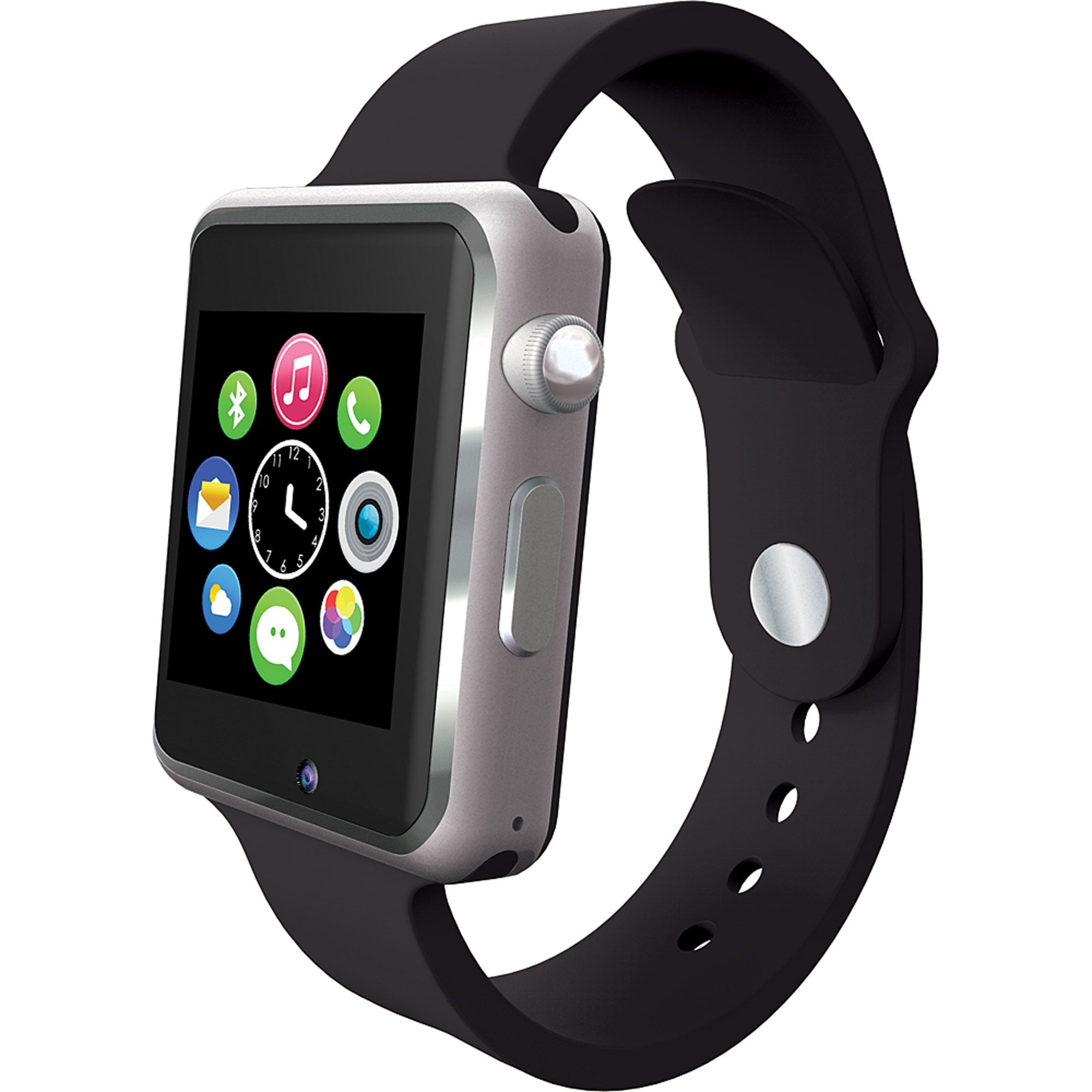 slide men's black smart watch