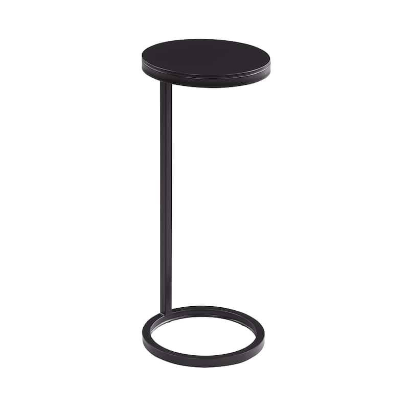 Yancey Round Metal Accent Table