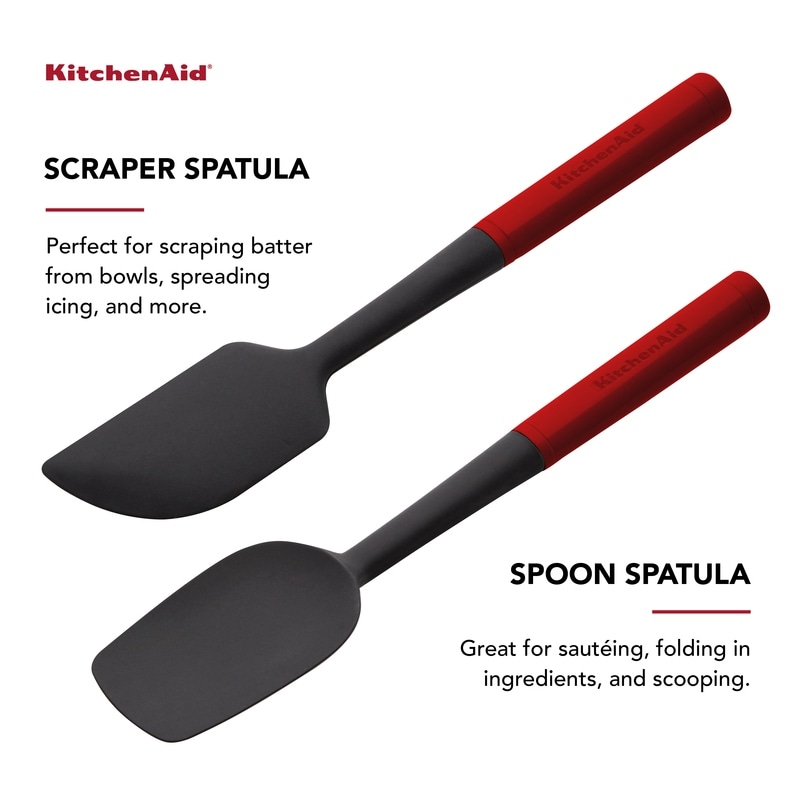 Buy Kitchen Aid Red Empire Silicone Spoon Spatula from Next USA