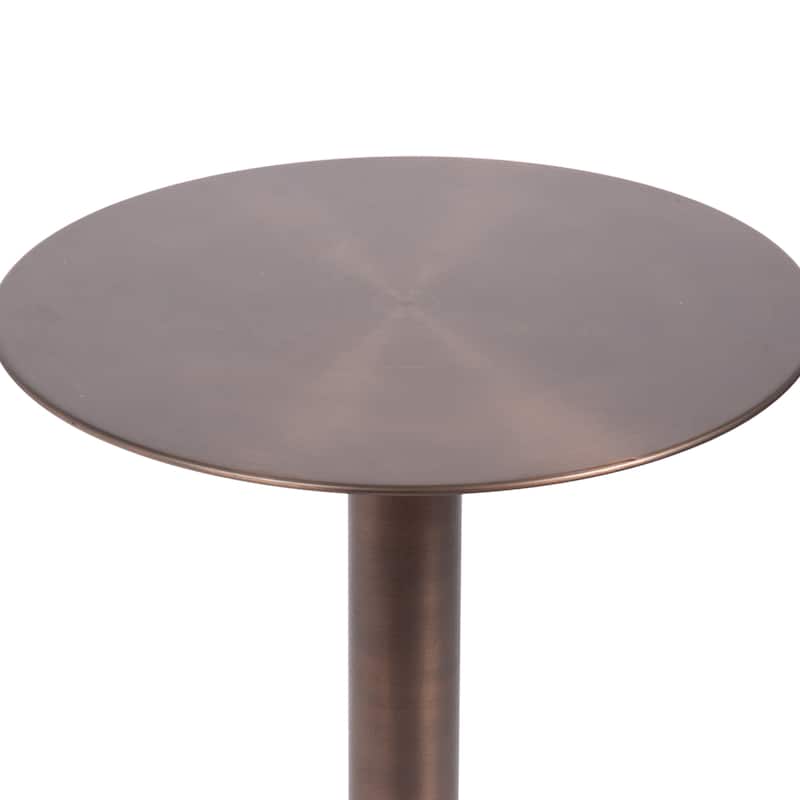 Kate and Laurel Cannings Round Metal Table