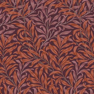William Morris Willow Bough Plum Wallpaper