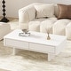 preview thumbnail 17 of 22, Manhattan Comfort Ella 47" Coffee Table White