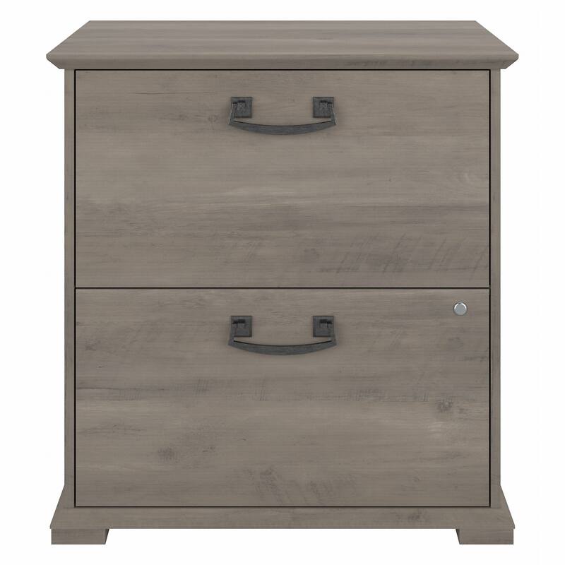 Homestead Farmhouse 2 Drawer Accent Cabinet by Bush Furniture