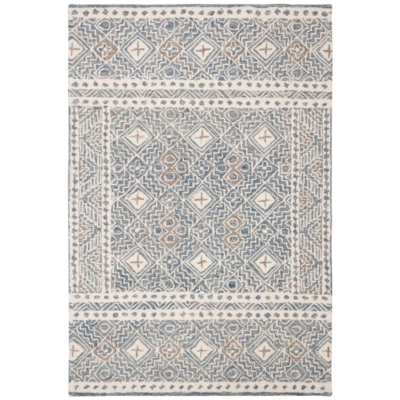 SAFAVIEH Handmade Micro-Loop Jelske Wool Rug