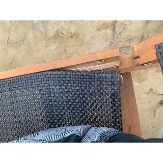 Amazonia Outdoor Sling Eucalyptus Chaise Lounger - N/A