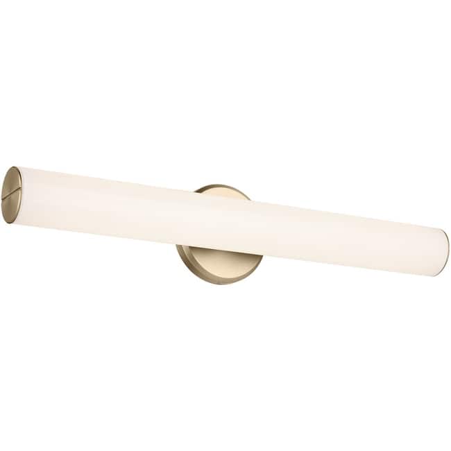 Kichler 55188LED Rosh 24" Wide LED Bath Bar with White Glass Shade
