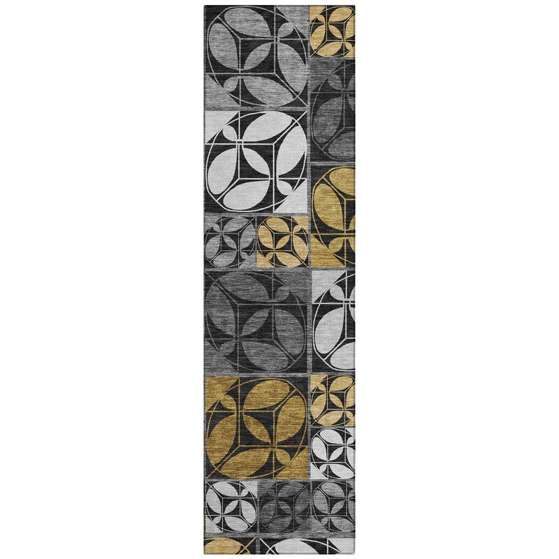 Machine Washable Indoor/ Outdoor Patch Lupton Chantille Rug