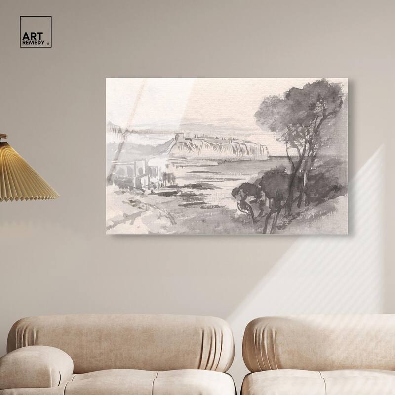 View across a Monaco Acrylic by Art Remedy, Ready to Hang