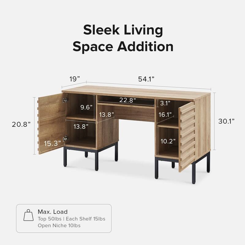 Mopio Norwin Modern Industrial Executive Desk N/A Bed Bath &