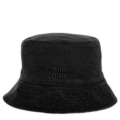 Miu Miu Gabardine Bucket Hat