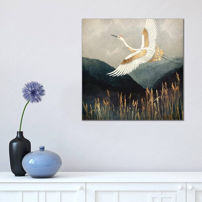 iCanvas "Elegant Flight" by SpaceFrog Designs Canvas Print - 18x18x1.5