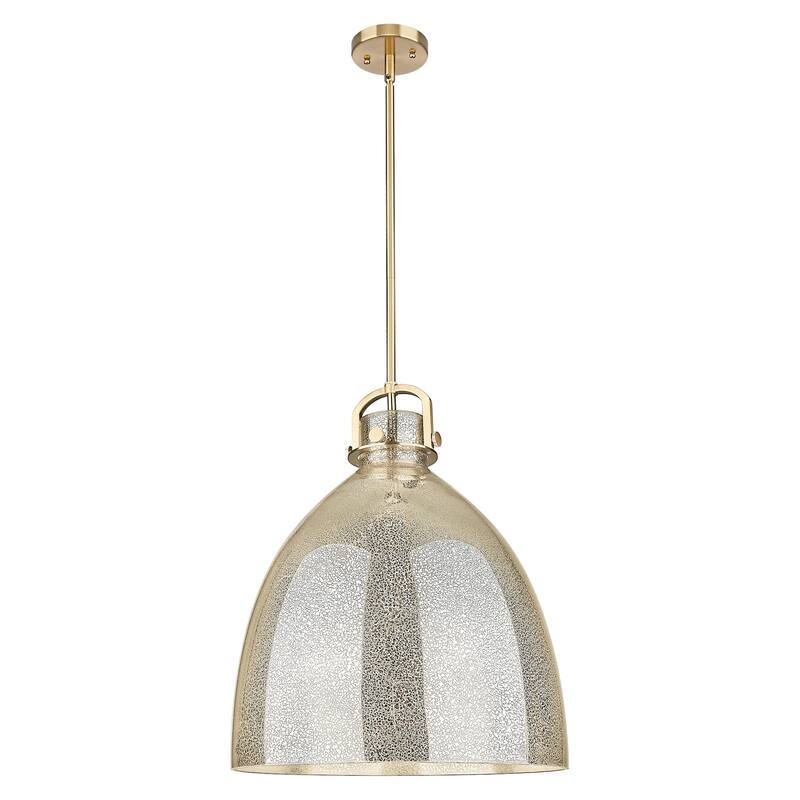 Innovations Lighting 410-1SL-G412-18ME Newton Bell 18" Wide Pendant