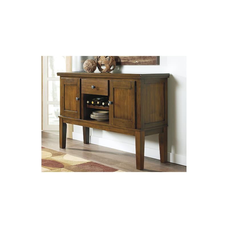 Signature Design by Ashley Ralene Medium Brown 7-Piece Dining Package
