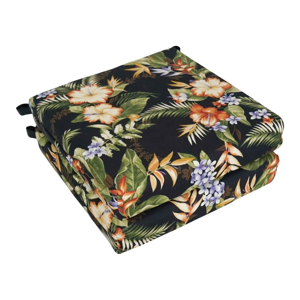 16-inch Indoor/Outdoor Chair Cushions (Set of 2) - 16 x 16