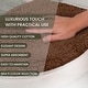 preview thumbnail 69 of 189, Home Weavers Waterford Collection Cotton Toilet Lid Rug | Elastic Fit | Fit Most Standard Toilet Lid | 18"x18"