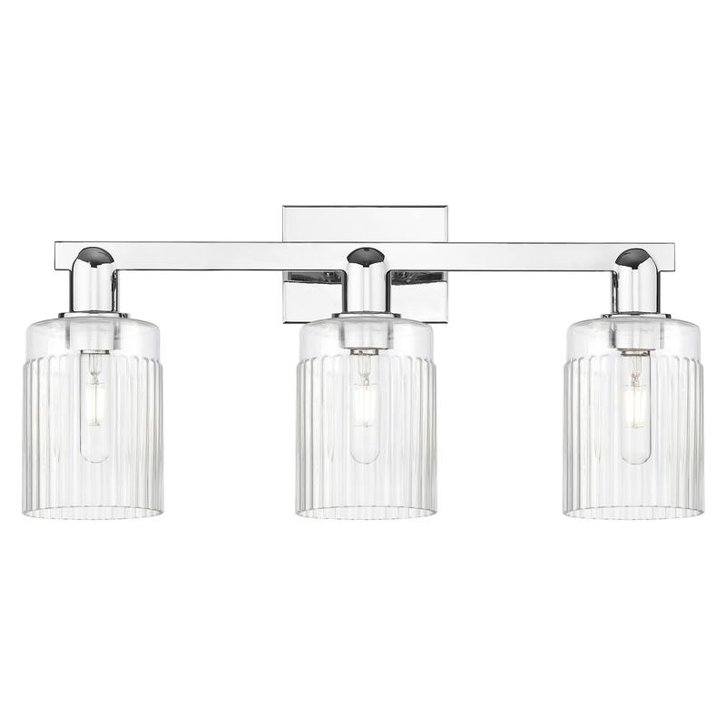 Innovations Lighting 716-3W-11-24 Hadley Vanity Hadley 3 Light 24" - Polished Chrome / Clear