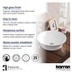 preview thumbnail 5 of 4, Karran Valera 17" Vitreous China Vessel Bathroom Sink in White