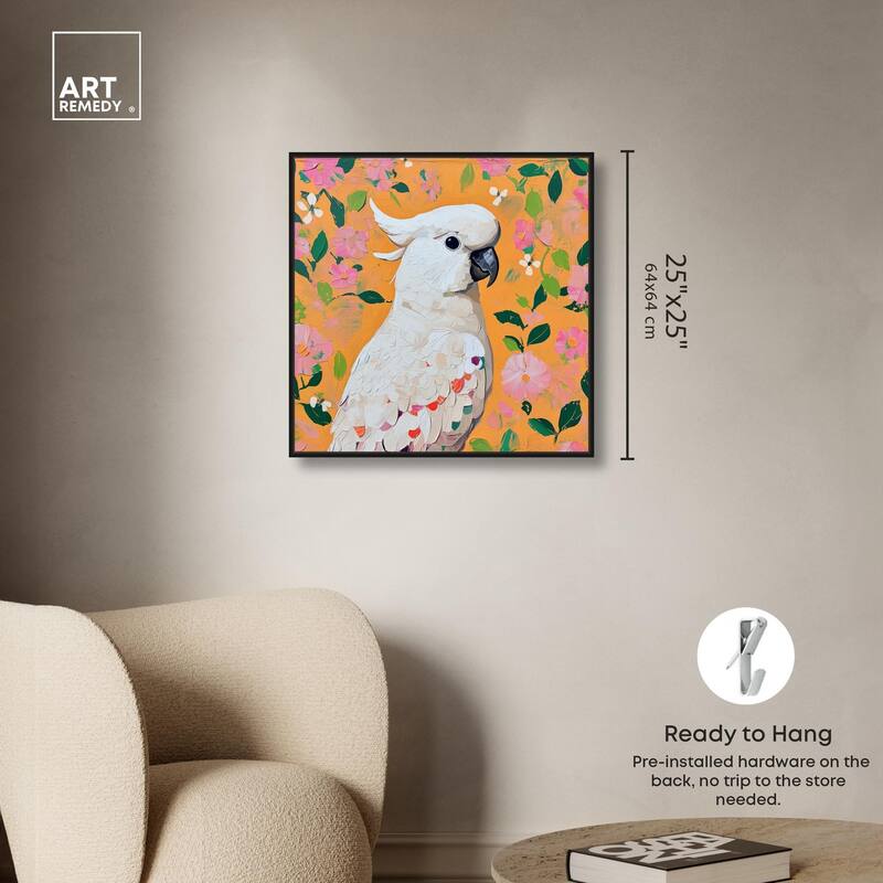White Cockatoo II Canvas by Art Remedy
