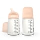 preview thumbnail 1 of 3, Suavinex Zero Zero™ Large Anti Colic Bottle Medium Flow 2 Pack Fair