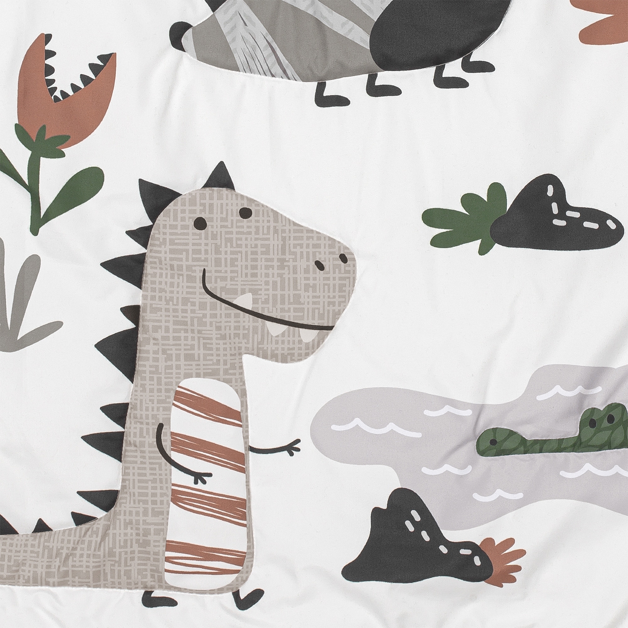 Sweet Jojo Designs Modern Dinosaurs Boy Girl Gender Neutral 3p