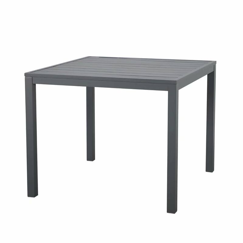 35" x 35" Aluminum Outdoor Square Dining Table