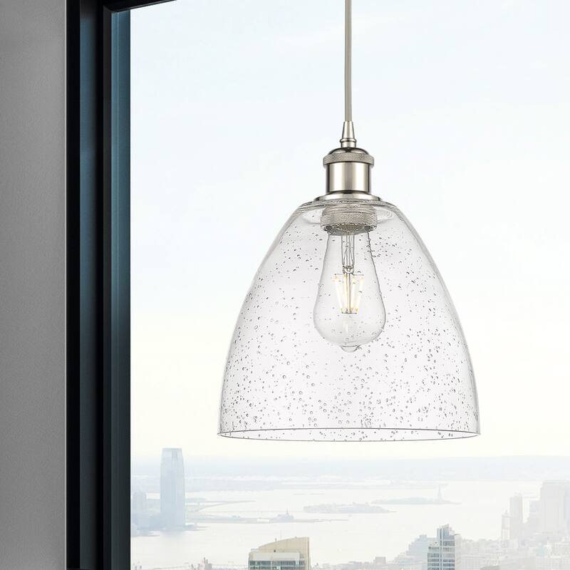 Innovations Lighting Ballston Bristol Glass 1 Light 9" Cord Hung Mini Pendant