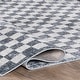 preview thumbnail 9 of 10, Nuloom Ashanti SpinClean Vintage Checkers Machine Washable Area Rug
