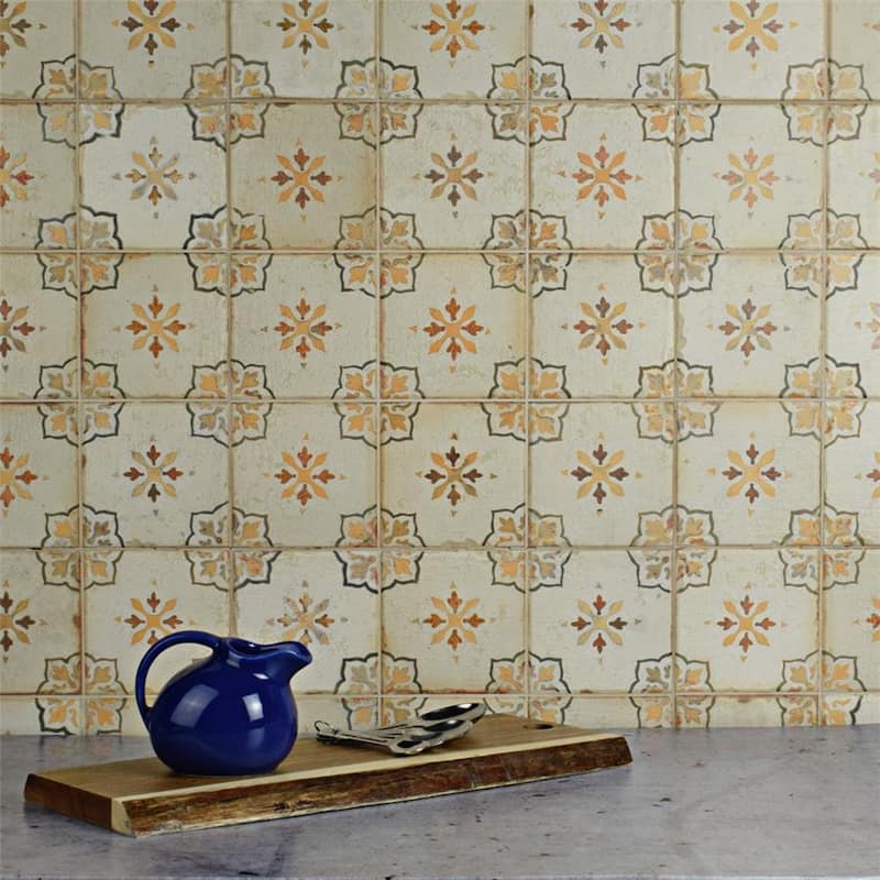 Merola Tile Mirambel Marron 13" x 13" Ceramic Floor and Wall Tile