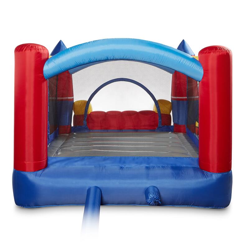 Rocket Theme Bounce House with Slide and Blower