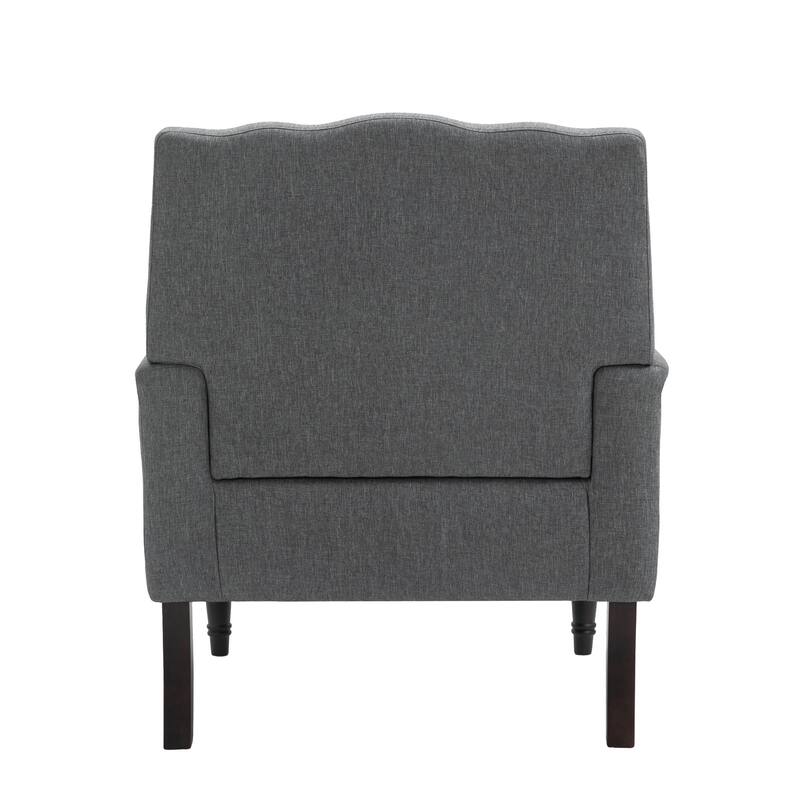 Upholstered Armchair with Nailhead Trims Accent Chair
