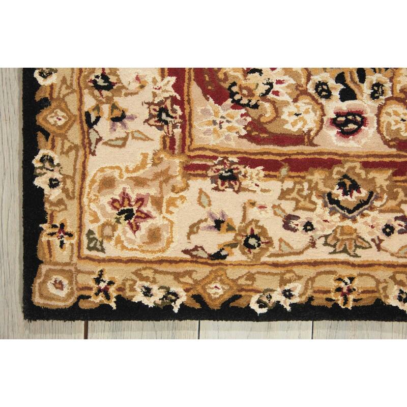 Nourison Hand-tufted Traditional Persian Wool Silk Area Rug