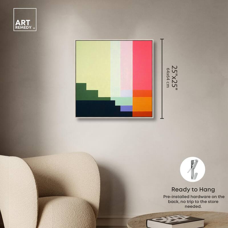 Rectilinear Rhapsody III Canvas by Art Remedy