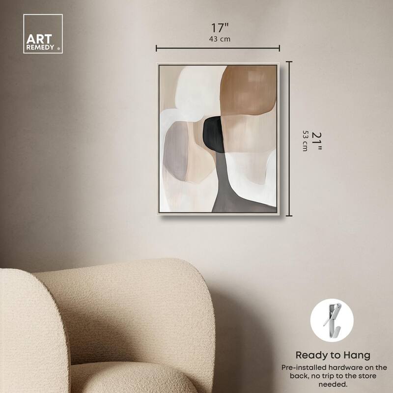 Curvilinear Composition II Canvas by Art Remedy