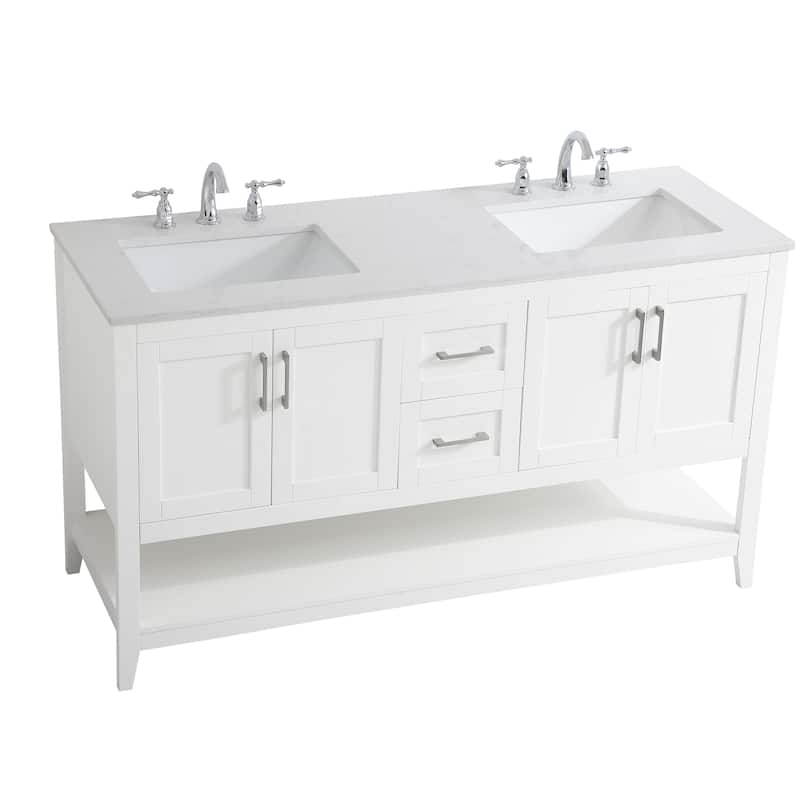 Nebula 60 Inch Double Bathroom Vanity